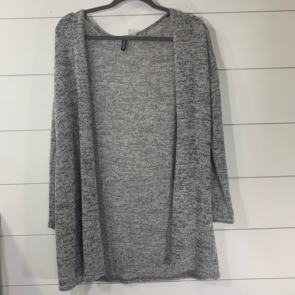 Lightweight Grey Cardigan Sweater